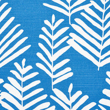Load image into Gallery viewer, SCHUMACHER FERN SILHOUETTE FABRIC / BLUE