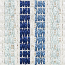 Load image into Gallery viewer, SCHUMACHER BARBARY STRIPE FABRIC / BLUE