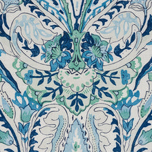 Load image into Gallery viewer, SCHUMACHER LAYLA PAISLEY FABRIC / BLUE &amp; GREEN