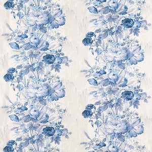 SCHUMACHER BOUGHTON HOUSE CHINTZ FABRIC / PORCELAIN