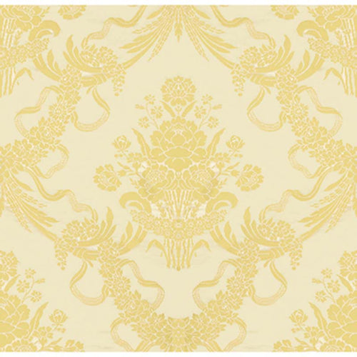 Brunschwig & Fils Charlieu Lampas Fabric / Ivoire