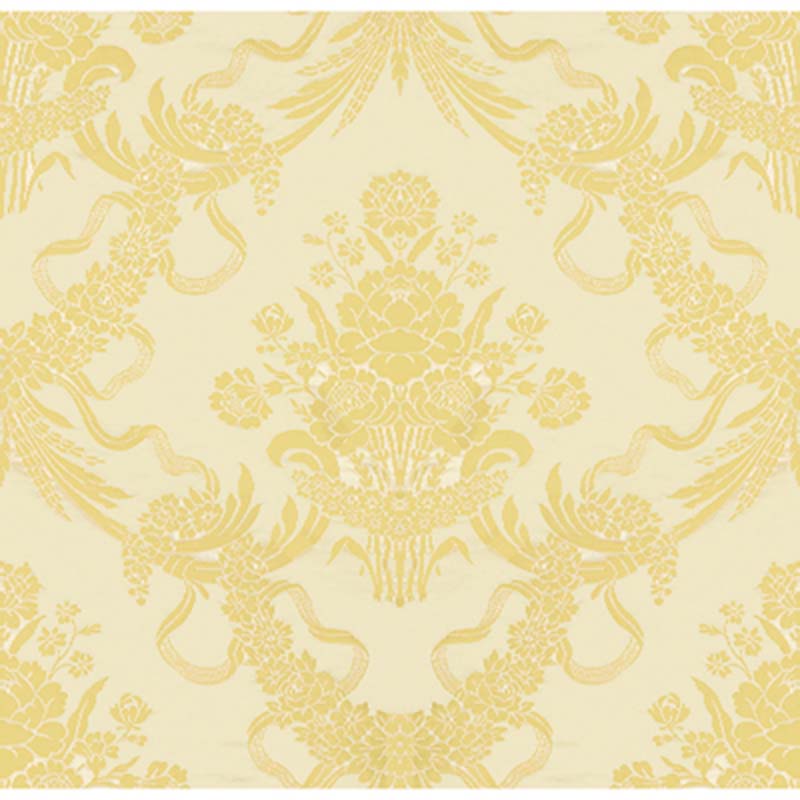 Brunschwig & Fils Charlieu Lampas Fabric / Ivoire
