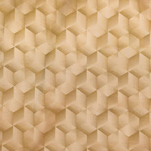 Load image into Gallery viewer, Cube Geometric Upholstery Drapery fabric Bronze Gray Beige / FT13