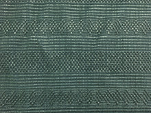 Load image into Gallery viewer, Designer Navy Blue Straw Basket Weave Water Resistant Ethnic Tribal Upholstery Fabric