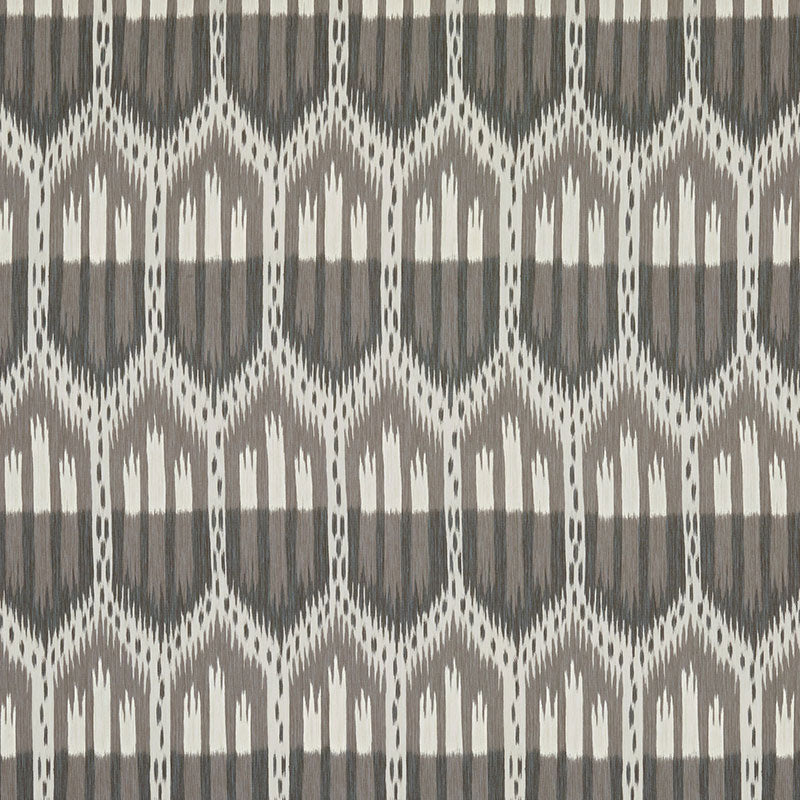 SCHUMACHER BUKHARA IKAT FABRIC / LINEN