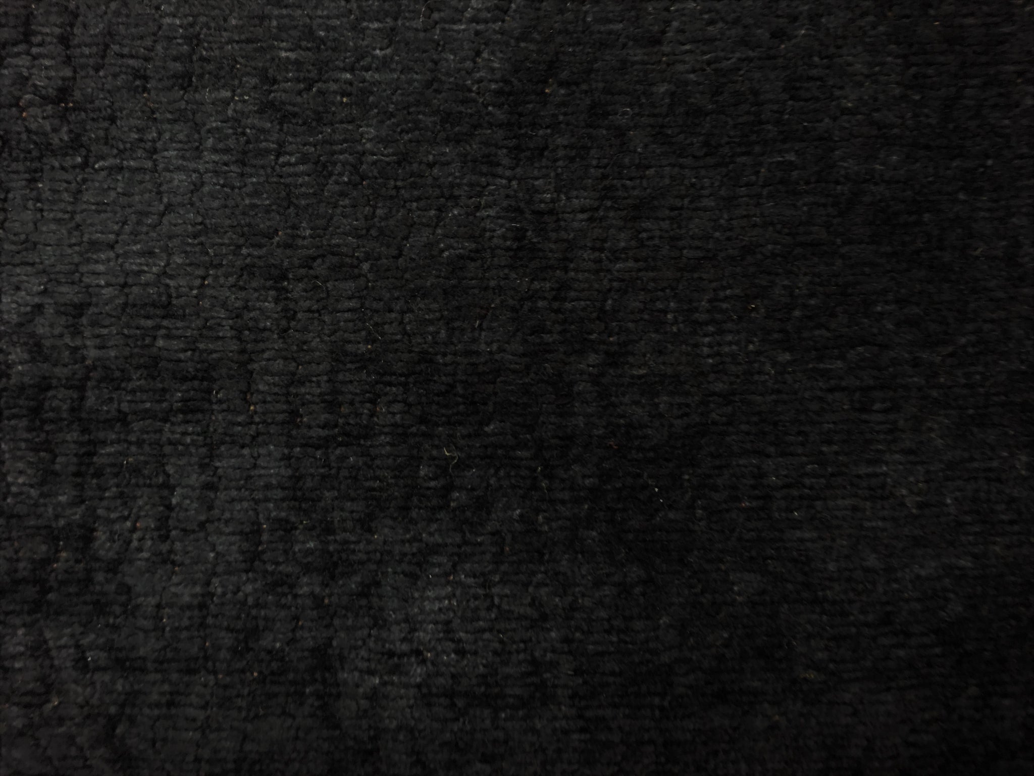 Black Charcoal Chenille Upholstery Fabric