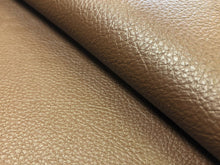 Load image into Gallery viewer, Brown Textured Faux Leather Upholstery Vinyl