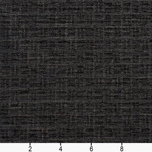 Essentials Heavy Duty Upholstery Drapery Basketweave Fabric / Black