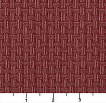 Load image into Gallery viewer, Essentials Heavy Duty Upholstery Drapery Basketweave Fabric Burgundy / Port