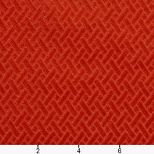 Load image into Gallery viewer, Essentials Upholstery Drapery Velvet Basketweave Fabric Coral / 10420-07
