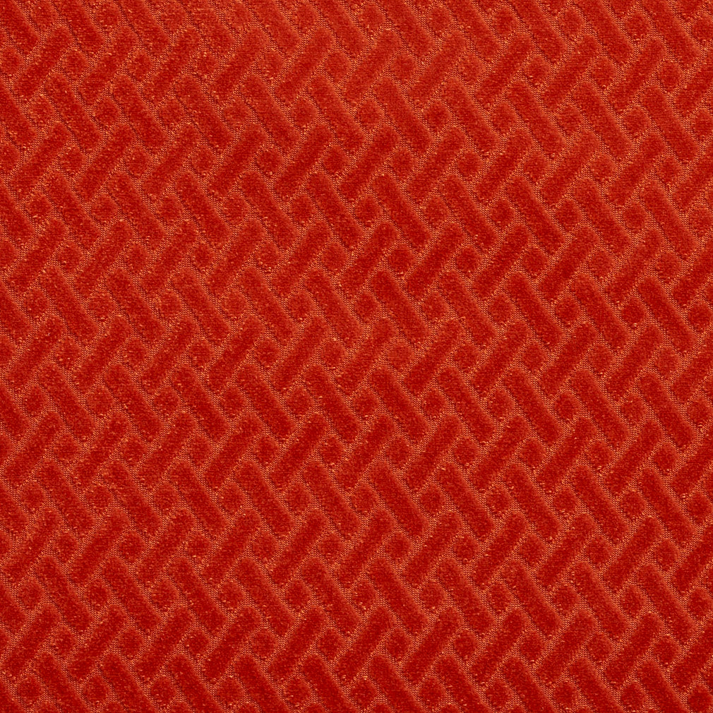 Essentials Upholstery Drapery Velvet Basketweave Fabric Coral / 10420-07