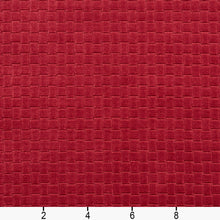Load image into Gallery viewer, Essentials Upholstery Drapery Velvet Basketweave Fabric Crimson / 10400-11