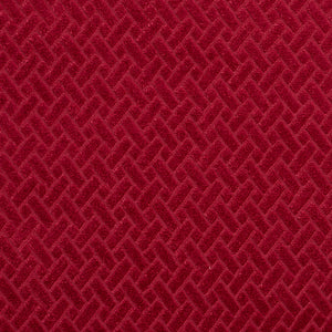 Essentials Upholstery Drapery Velvet Basketweave Fabric Crimson / 10420-04