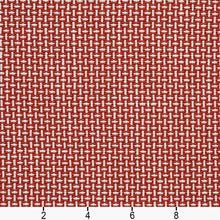 Load image into Gallery viewer, Essentials Upholstery Basketweave Fabric / Red