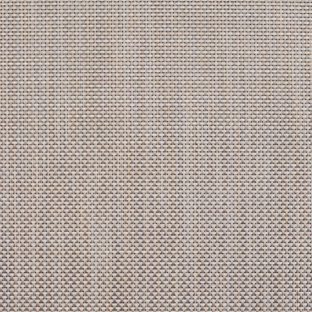 Essentials Outdoor Marine Upholstery Basketweave Fabric Tan / Oyster