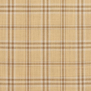 Checkered Upholstery Drapery Fabric Wheat Gingham, Fabric Bistro, Columbia