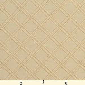 Essentials Upholstery Geometric Diamond Fabric / Beige