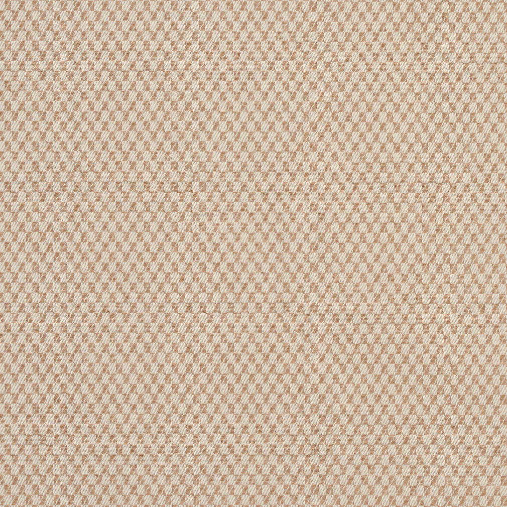 Essentials Upholstery Mini Check Fabric / Beige