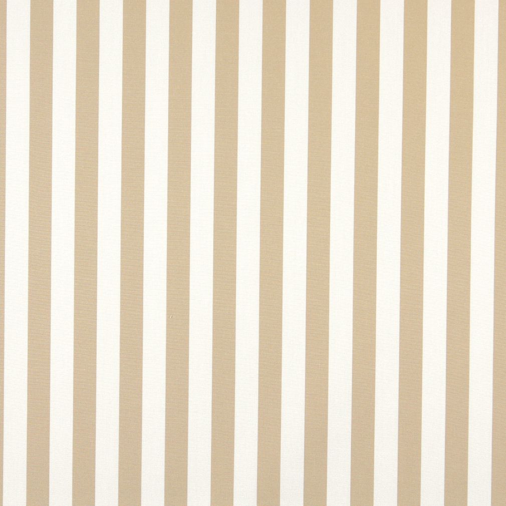 Essentials Outdoor Beige Sand Canopy Stripe Upholstery Fabric
