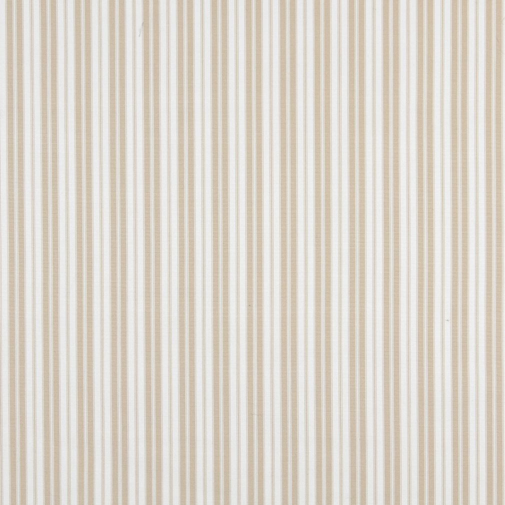 – Classic Essentials Fabric Outdoor Sand Beige Upholstery Fabric Bistro Stripe