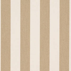 Essentials Outdoor Stain Resistant Upholstery Drapery Fabric Beige White / Dune Stripe