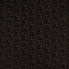 Load image into Gallery viewer, Essentials Heavy Duty Floral Upholstery Vinyl Black / Antique