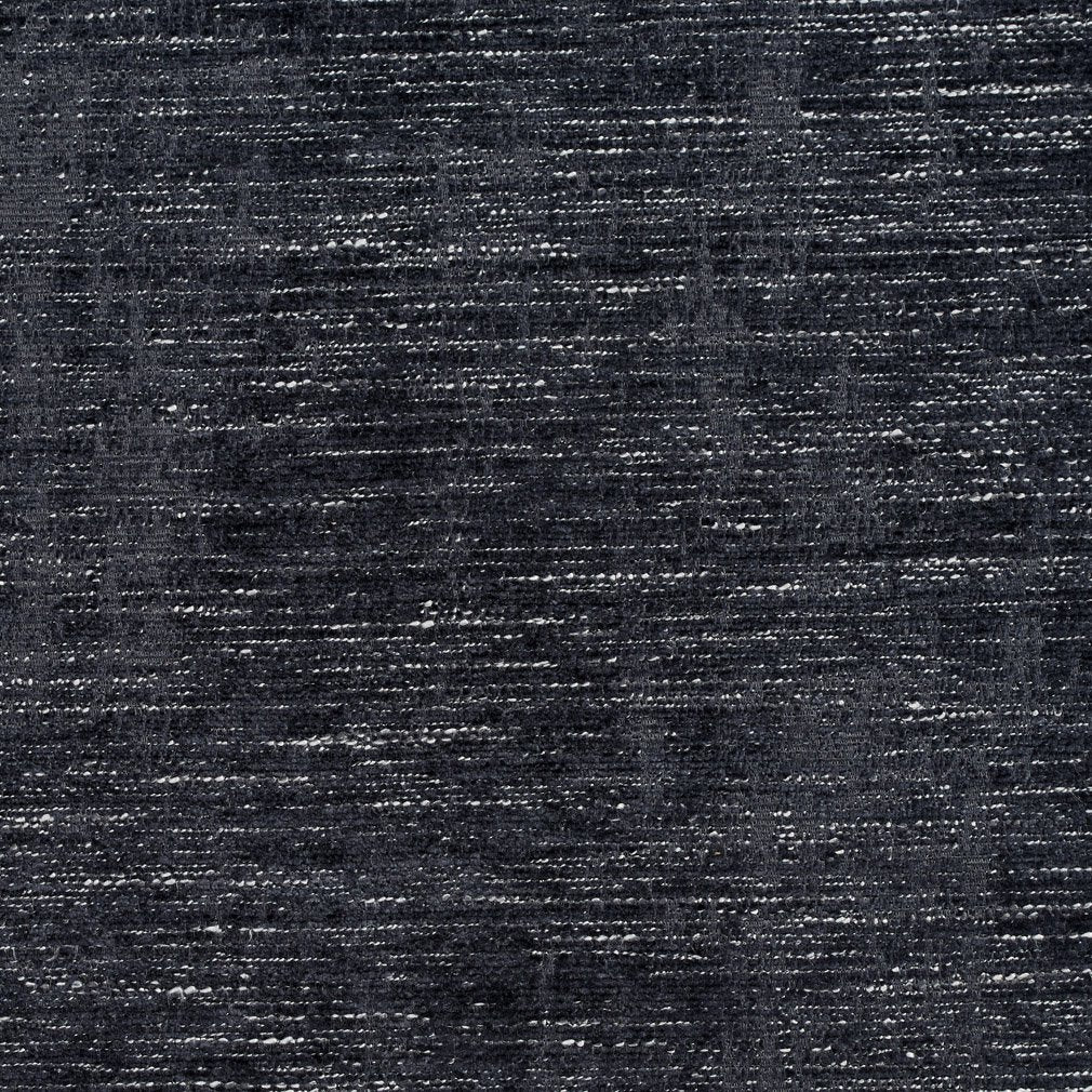 Essentials Chenille Upholstery Drapery Fabric Black / Baltic