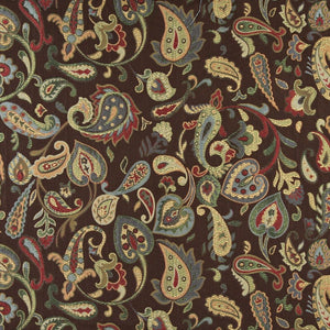 Essentials Cityscapes Black Blue Red Green Yellow Floral Paisley Upholstery Drapery Fabric