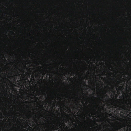 Essentials Velvet Upholstery Fabric / Black Crushed