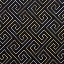 Load image into Gallery viewer, Essentials Heavy Duty Upholstery Drapery Greek Key Fabric Black / Ebony