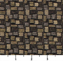 Load image into Gallery viewer, Essentials Mid Century Modern Geometric Black Gray Beige Upholstery Fabric / Stone