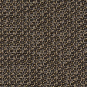 Essentials Mid Century Modern Geometric Black Gray Beige Upholstery Fabric / Stone