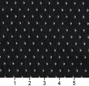 Essentials Black Gray Brown White Upholstery Fabric / Onyx Dot
