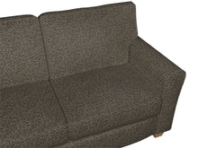 Load image into Gallery viewer, Essentials Heavy Duty Black Gray Tan Squiggly Upholstery Fabric / Metal