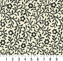 Load image into Gallery viewer, Essentials Floral Drapery Upholstery Fabric Black Ivory / Onyx Trellis