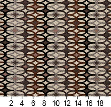 Load image into Gallery viewer, Essentials Black Mauve Brown Gray Ivory Geometric Upholstery Fabric / Bronze Interlock