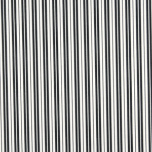Essentials Outdoor Black White Midnight Classic Stripe Upholstery Fabric