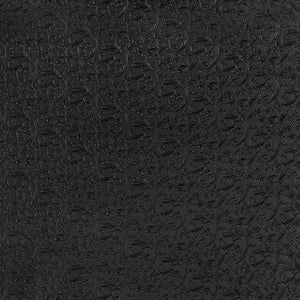 Essentials Heavy Duty Floral Upholstery Vinyl Black / Noir