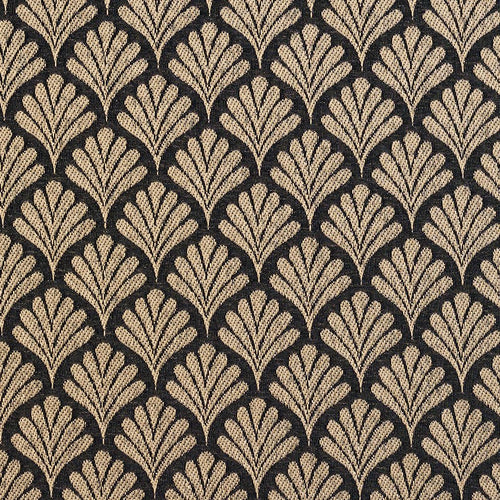 Essentials Heavy Duty Upholstery Fabric Black / Onyx Fan
