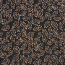 Load image into Gallery viewer, Essentials Heavy Duty Upholstery Drapery Fabric Black / Onyx Leaf