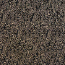 Load image into Gallery viewer, Essentials Heavy Duty Upholstery Fabric Black / Onyx Paisley