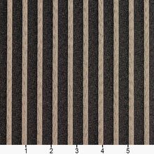 Load image into Gallery viewer, Essentials Heavy Duty Upholstery Fabric Black / Onyx Stripe