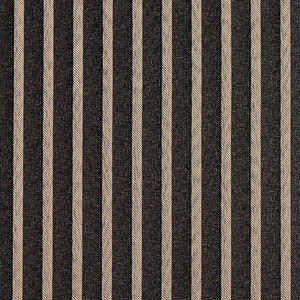 Essentials Heavy Duty Upholstery Fabric Black / Onyx Stripe