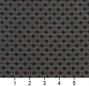 Essentials Heavy Duty Scotchgard Black Polka Dot Upholstery Fabric / Obsidian