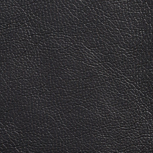 Essentials Breathables Black Heavy Duty Faux Leather Upholstery Vinyl / Teak