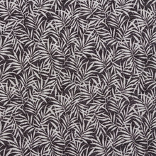 Load image into Gallery viewer, Essentials Chenille Black White Leaf Branches Upholstery Fabric
