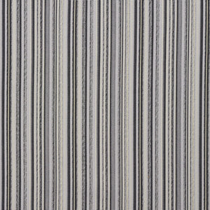 Essentials Outdoor Black Zinc Gray Stripe Upholstery Fabric