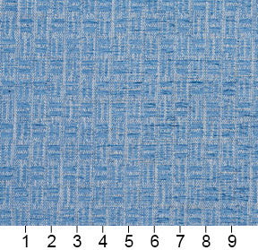 Essentials Blue Abstract Geometric Upholstery Fabric