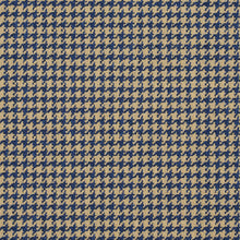Load image into Gallery viewer, Essentials Blue Beige Upholstery Fabric / Patriot Houndstooth