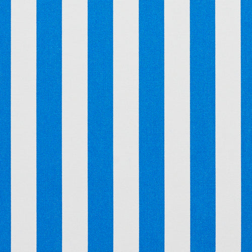 Essentials Outdoor Blue White Coastal Canopy Stripe Upholstery Fabric